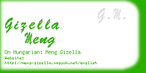 gizella meng business card